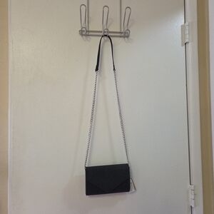 Elegant Chain Strap Bag, Glitter Sparkles, Dark Grey - Available until 4/19